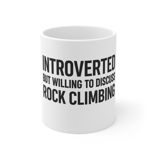 Introverted Rock Climber Mug